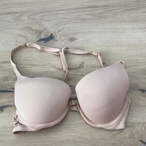 PINK Victoria's Secret Nude Front Clasp Bra